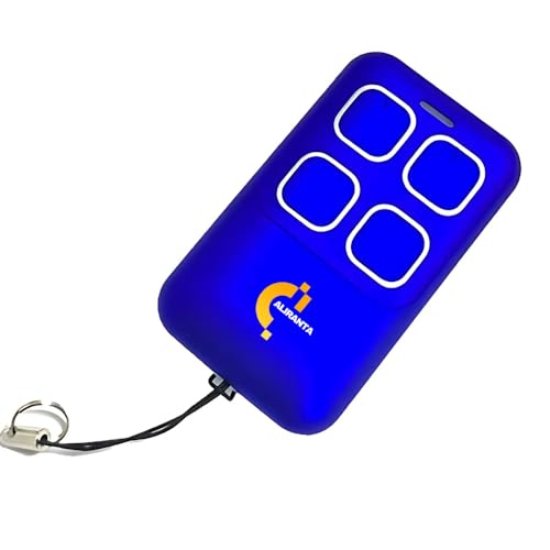 Garagentor Handsender kompatibel mit SOMMER SOMloq2 4019V000, 4019V001, 4019V003, 4019V021, TX55-868-4, TX40-868-4 | Ersatz-Fernbedienung inkl. Batterie & Anleitung, Farbe:Blau von ALIRANTA