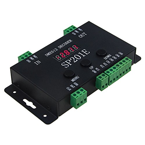 ALITOVE WS2812B WS2811 DMX zu SPI Controller Decoder DMX 512 RGB WW Decoder Controller für SK6812 WS2801 WS2813 LP6803 8806 1903 RGBWW LED Streifen DC5V~24V SP201E ALITOVE WS2812B WS2811 DMX zu SPI Controller Decoder DMX 512 RGB WW Decoder Controller für SK6812 WS2801 WS2813 LP6803 8806 1903 RGBWW LED Streifen DC5V~24V SP201E von ALITOVE