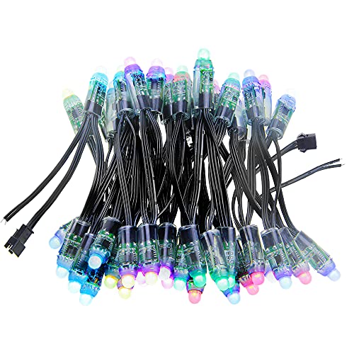 ALITOVE WS2811 5V LED Pixels 50pcs Individuell Adressierbare RGB LED Lichterketten 12mm Diffusioniert Digitale Volle Farbe Programmierbare LED Module Licht für Außen & Innen Wasserdicht IP68 ALITOVE WS2811 5V LED Pixels 50pcs Individuell Adressierbare RGB LED Lichterketten 12mm Diffusioniert Digitale Volle Farbe Programmierbare LED Module Licht für Außen & Innen Wasserdicht IP68 von ALITOVE