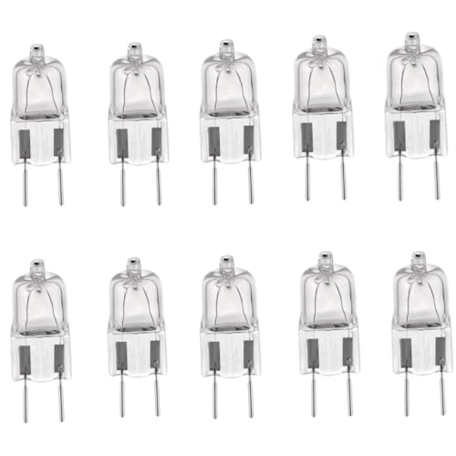ALIVIM 10 Stück G8 120V 20W 35W 50W Halogen Licht Glaskugel LED Lampe Intarsien Perle Kristall Warmweiß,20W von ALIVIM