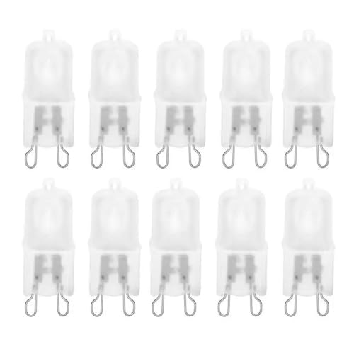 ALIVIM 10 Stück G9 220 V 40 W LED Lampe Mini Glühbirne Strahler Beleuchtung Kronleuchter Halogenlampe dimmbar Kristalllicht Warmweiß von ALIVIM