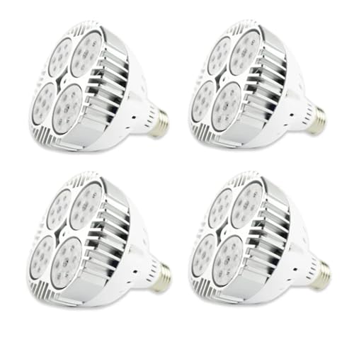 ALIVIM 4 Stück PAR30 E27 35W 220V LED Spot Glühbirne Lampe Innenbeleuchtung Für LED Schienenlicht Home Living Room Shop,Natural white ALIVIM 4 Stück PAR30 E27 35W 220V LED Spot Glühbirne Lampe Innenbeleuchtung Für LED Schienenlicht Home Living Room Shop,Natural white von ALIVIM
