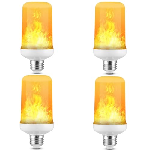 ALIVIM 4Stück E27 110V 220V LED Dynamische Flamme Effekt Feuer Glühbirne Mais Glühbirne Kreative Flackern Emulation Licht Party Lampe von ALIVIM