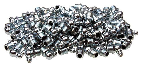 100 x Kegel-Schmiernippel DIN 71412 (Fettnippel H3 Form C 90° abgewinkelt M10x1.0 - metrisch) verzinkt von ALKAN