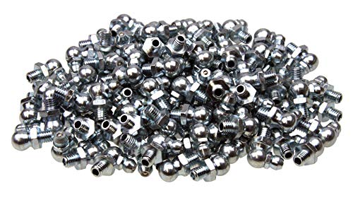 100 x Kegel-Schmiernippel DIN 71412 (Fettnippel H3 Form C 90° abgewinkelt M6x1.0 - metrisch) verzinkt von ALKAN