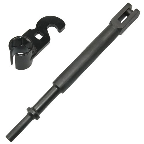 Spezial Schlüssel Schraubenschlüssel für SW 22 mm 7/8" Lambdasonden Werkzeug (3/8"-Antrieb) 2-tlg. von ALKAN
