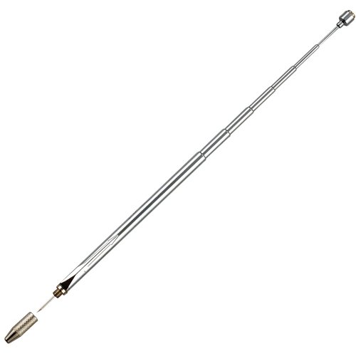 Teleskop Magnetheber/Magnetstab/Magnetstift/ausziehbar mit Clip und Nadel für Waschdüse Länge 64 cm Zugkraft 700 g von ALKAN