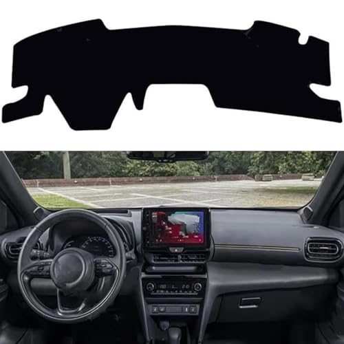 ALKANI Auto Armaturenbrett Abdeckmatte für to-yota Yaris Cross XP210 2021 2022 2023, Anti Rutsch Dash Matte Teppich Sonne Schatten Schutz Dashmat Pad Sonnenschutz Interior Zubehör,LHD von ALKANI