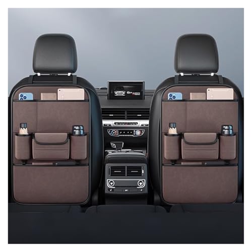 Autositzschutz für Kinder für Mercedes E-KLASSE W211 2002-2009, Auto-Rücksitz-Organizer, wasserdicht und leicht zu reinigen, Autositzschutz (Advanced Grey, One Storage) von ALKANI