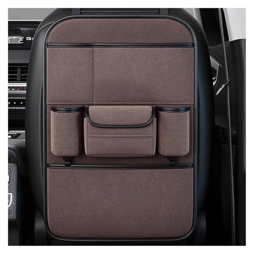 Autositzschutz für Opel Vauxhall Mokka X 2013-2018, Auto-Rücksitz-Organizer, wasserdicht und leicht zu reinigen, Autositzschutz (Advanced Grey, Two Storage) von ALKANI