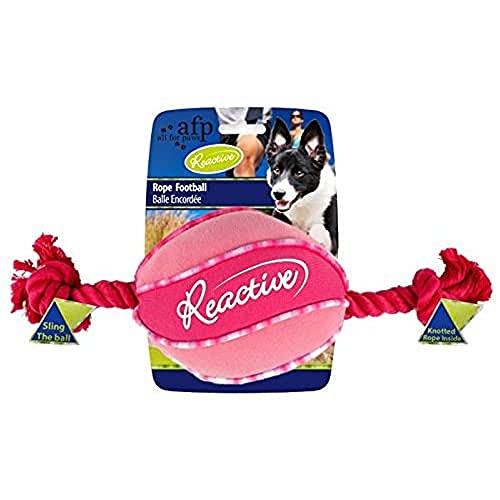 AFP AFPH03968 Hundespielzeug Reactive Rope Football, pink AFP AFPH03968 Hundespielzeug Reactive Rope Football, pink von ALL FOR PAWS