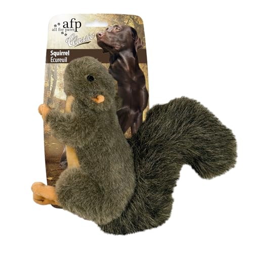 All for Paws 4001 Classic - Squirrel Small - Hundespielzeug kleines Eichhörnchen von All for Paws