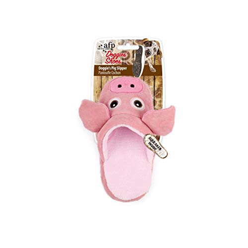 All For Paws Doggie's Shoes Kauspielzeug Schwein Slipper 2 kg von All For Paws