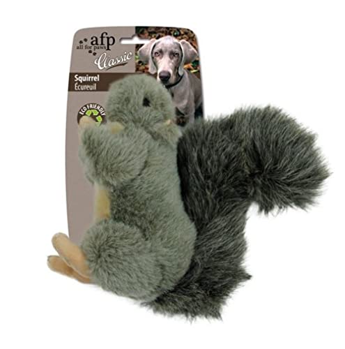 All For Paws Squirrel Hundespielzeug Eichhörnchen mit Quietschfunktion 23 cm von All for Paws