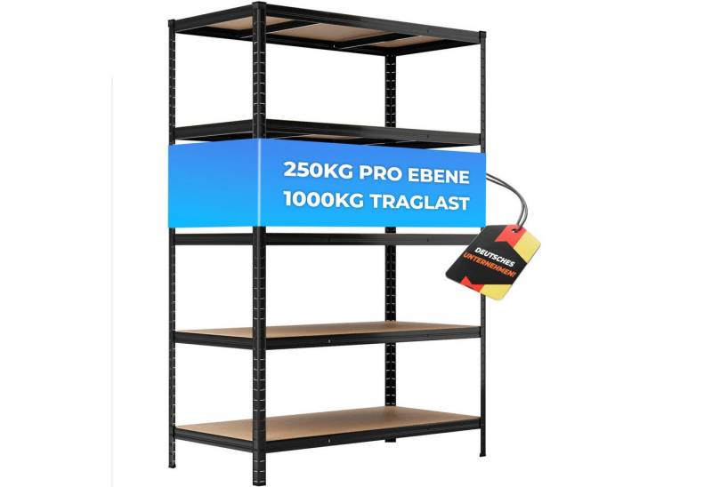 ALL Schwerlastregal 180x120x60 cm, 1250kg Traglast ideal für Lager & Keller ALL Schwerlastregal 180x120x60 cm, 1250kg Traglast ideal für Lager & Keller von ALL
