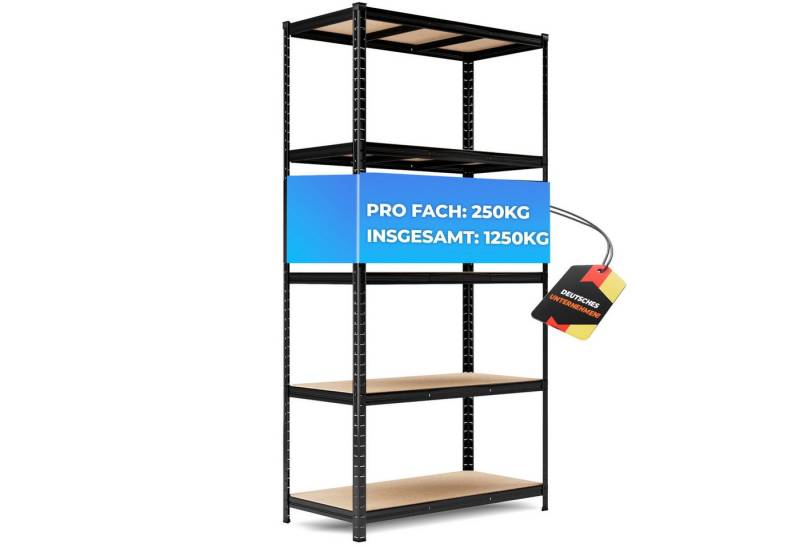 ALL Schwerlastregal 200x100x50 cm, 1250kg Traglast ideal für Lager & Keller ALL Schwerlastregal 200x100x50 cm, 1250kg Traglast ideal für Lager & Keller von ALL