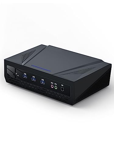 ALLASONE Mini Computer Windows 11 Pro AMD Ryzen 9 64GB DDR4 RAM 512G NVME SSD 2TB HDD,Mini PC DP HDMI Type-C Triple Display 4K UHD,TF Slot Mini Desktop PC USB3.0 WiFi 6 BT5.2 von ALLASONE