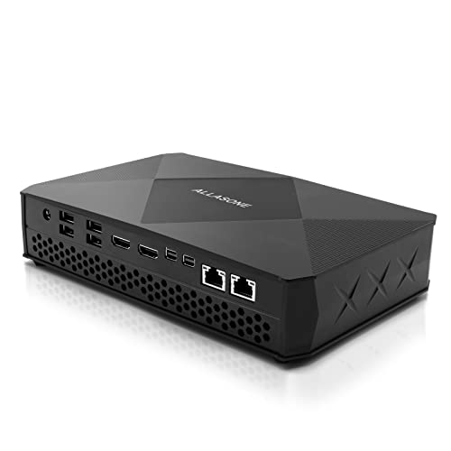 ALLASONE Mini PC Windows 10,Core I7-8709G, Mini PC Gaming Vega M GH Grafik,Mini Desktop PC 8G DDR4 RAM 512G NVME SSD,HDMI2.0 Mini DP WiFi 6 Type-C USB3.0 von ALLASONE