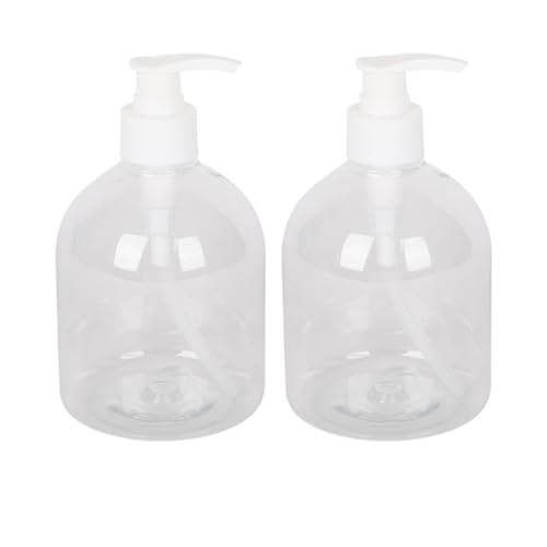 Seifenspender 2er-Pack Seifenspender mit großem Fassungsvermögen und Pumpe, 500 ml, Lotionsflasche, Handseifenflasche, Badezimmer-Shampoo-Flaschen für Küche Badezimmer Gewerbe (Color : B) von ALLC