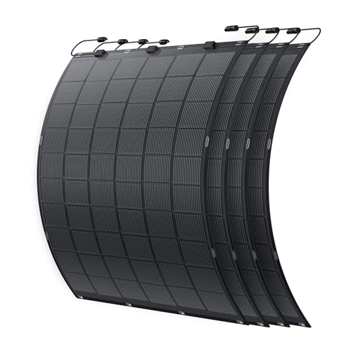 ALLDREI® flexible Solarmodule 2er Set - 900W flexibles Solarpanel-Kit, 213°Biegung PV Module mit TOPCon-Tech, 4x225W Wasserdicht Photovoltaik für Wohnmobil, Balkonkraftwerk, Camping, Boot, 0% MwSt. von ALLDREI