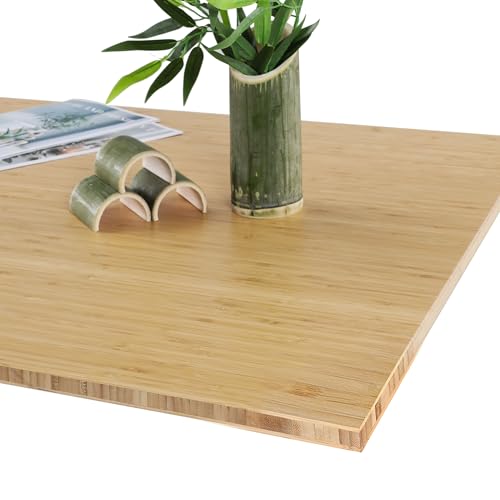 ALLDREI Schreibtischplatte, Tischplatte 140 x 80cm (Bambus), Stärke 1,9 cm robust und langlebig, Perfekt für höhenverstellbare Schreibtische, Esstische und Arbeitstische von ALLDREI