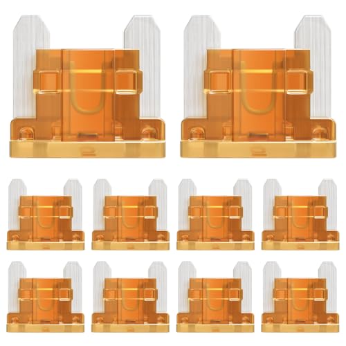 ALLECIN 50 Stück 5A Micro KFZ Sicherungen Mikro 5Ampere Autosicherungen Low Profile Mini 5Amp Flachsicherungen Stecksicherung Niedriges Profil Auto Sicherung für Wohnmobil PKW LKW ALLECIN 50 Stück 5A Micro KFZ Sicherungen Mikro 5Ampere Autosicherungen Low Profile Mini 5Amp Flachsicherungen Stecksicherung Niedriges Profil Auto Sicherung für Wohnmobil PKW LKW von ALLECIN