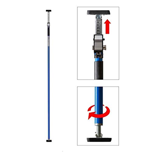 ALLEGRA AB175 Deckenstütze Profi Einhandstütze bis 60kg Baustütze Höhe 175cm Teleskopstütze Montagestütze (Blau) von ALLEGRA