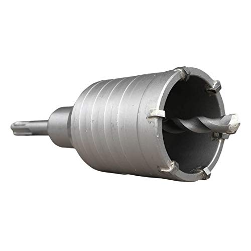 ALLEGRA Dosenbohrer Bohrkrone Kernbohrer 50mm Dosensenker Kronenbohrer Bohrer Hohlwanddosen Set für Mauerwerk Beton Steckdose Schalterdosen Unterputz Lochbohrer mit SDS Plus Adapter 40 50 68 82 100 mm von ALLEGRA