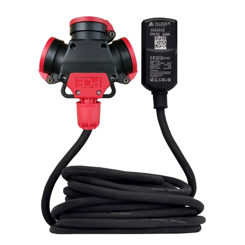 ALLEGRA MID Stromzähler PH10 mit Vollgummi 3 Fach Verteiler Steckdose ALLEGRA MID Stromzähler PH10 mit Vollgummi 3 Fach Verteiler Steckdose von ALLEGRA