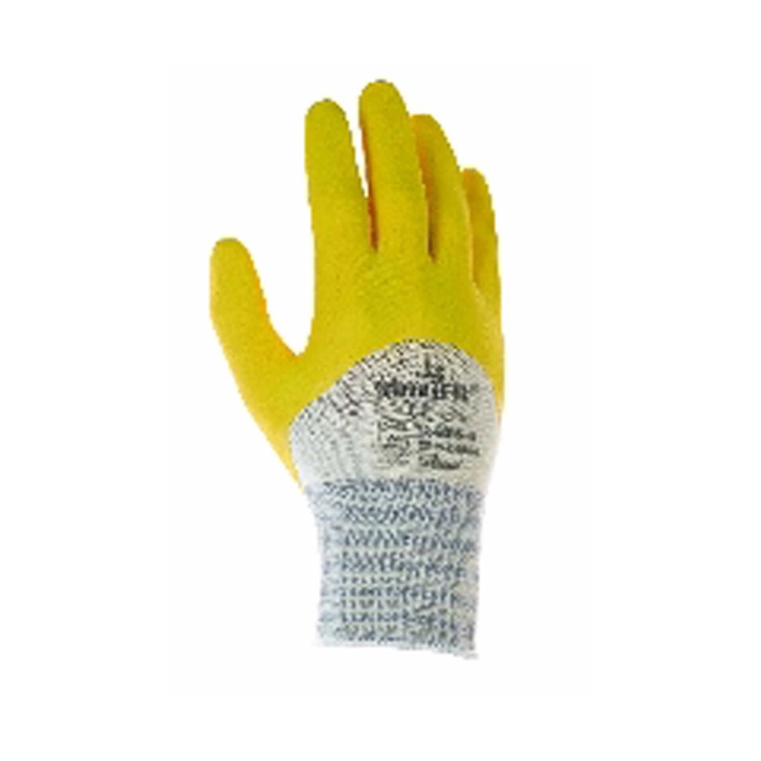 ALLEGRA Nitrilhandschuh mit Strickbund Gelb Kat 2 Größe 10 von ALLEGRA