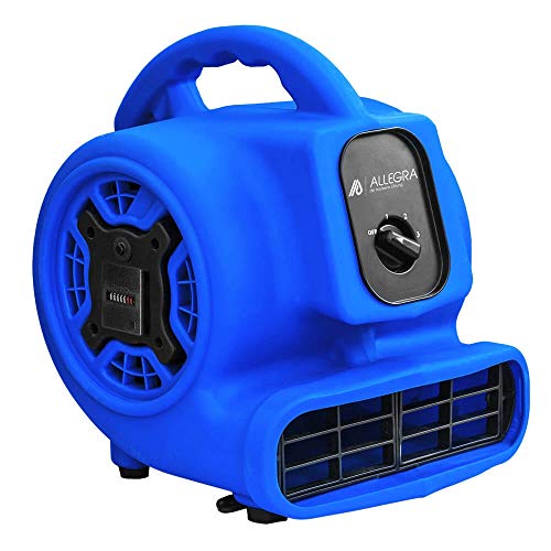 ALLEGRA Radiallüfter RL 1200 Turbolüfter Lüfter Windmaschine Gebläse (Luftumwälzung 900 m³/h) von ALLEGRA