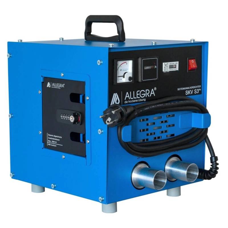 ALLEGRA Seitenkanalverdichter S3 PH mit 50er Anschlussstutzen und Stromverteiler ALLEGRA Seitenkanalverdichter S3 PH mit 50er Anschlussstutzen und Stromverteiler von ALLEGRA