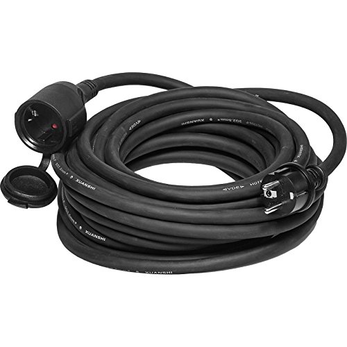 ALLEGRA Stromkabel Verlängerung für den Außenbereich, Strom Verlängerungskabel Außen 10m 220V/16A IP44 H07RN-F 3G 2.5 mm² von ALLEGRA