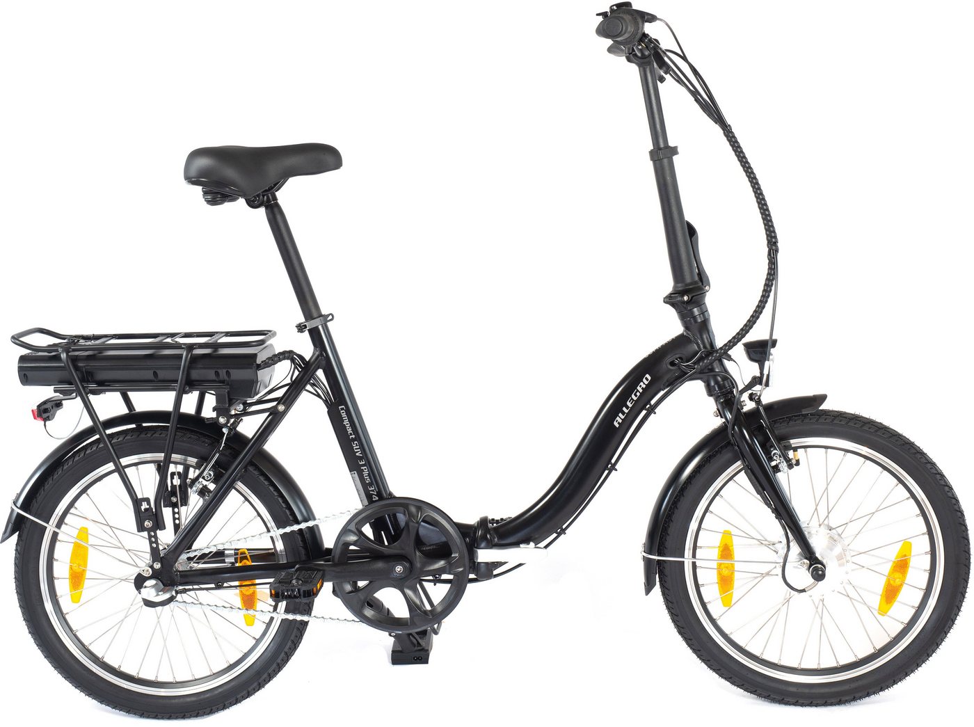 ALLEGRO E-Bike Compact SUV 3 Plus 374, 3 Gang Shimano Nexus Schaltwerk, Nabenschaltung, Frontmotor, 374 Wh Akku von ALLEGRO