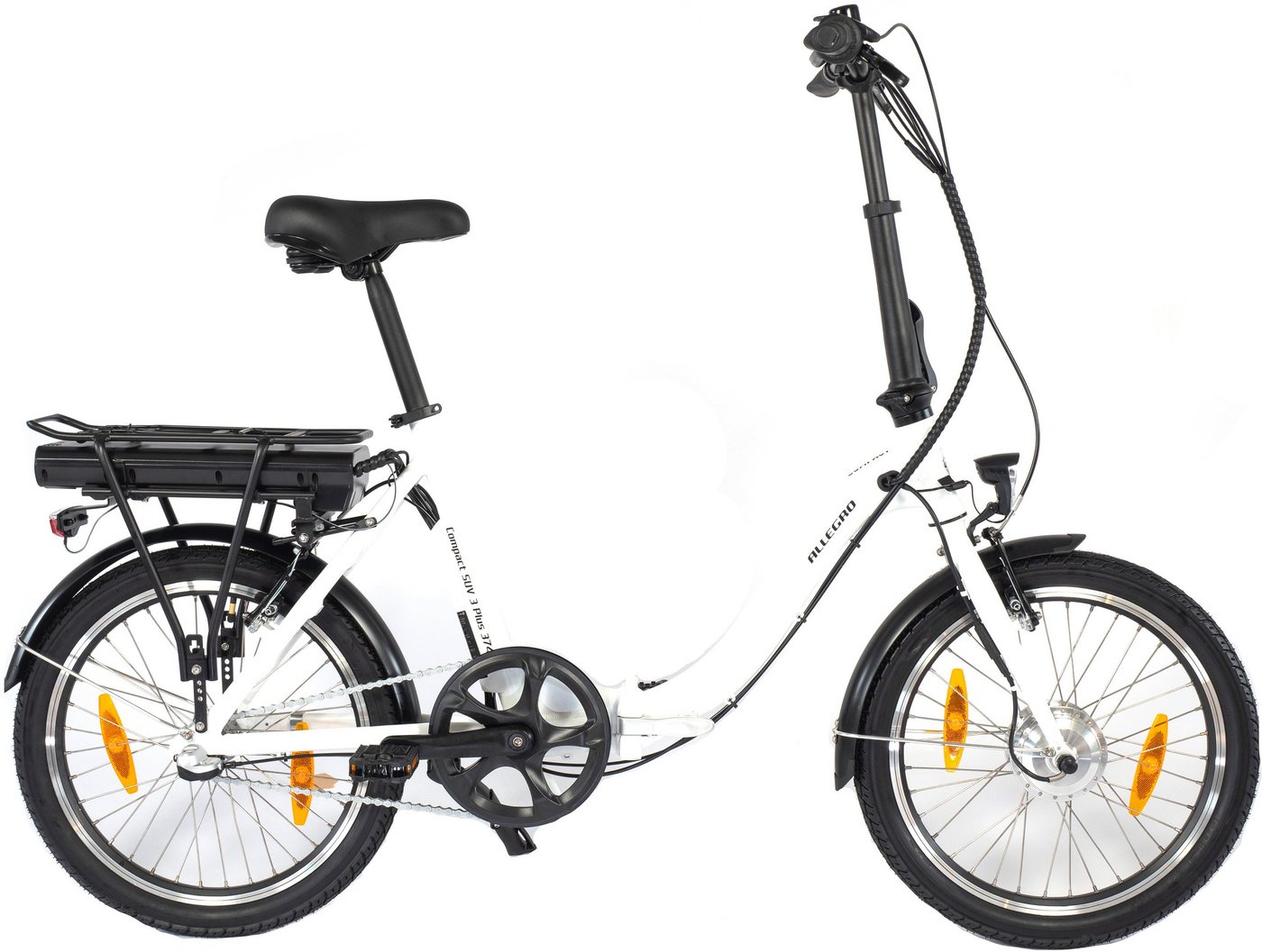 ALLEGRO E-Bike Compact SUV 3 Plus 374, 3 Gang Shimano Nexus Schaltwerk, Nabenschaltung, Frontmotor, 374 Wh Akku von ALLEGRO