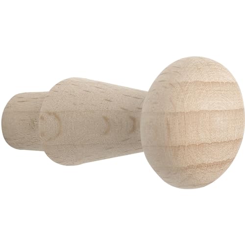 ALLES IM GRIFF Holz Kleiderhaken Horus - Wandhaken zum Einbohren ø 10x12mm - Garderobenhaken, Buche roh ALLES IM GRIFF Holz Kleiderhaken Horus - Wandhaken zum Einbohren ø 10x12mm - Garderobenhaken, Buche roh von ALLES IM GRIFF