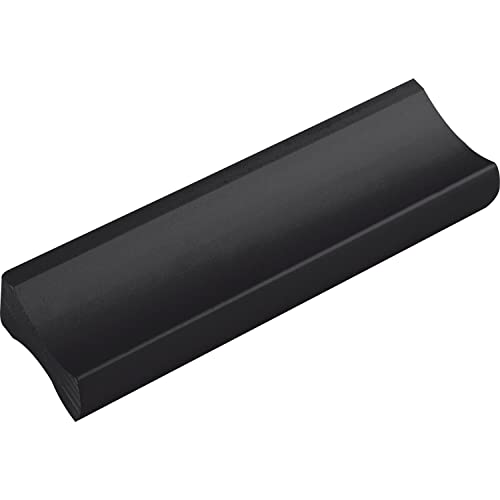 ALLES IM GRIFF Möbelgriff Alto LA 32mm - flacher Schubladengriff Breite 58mm - ideal Schubladen, Aluminium schwarz matt von ALLES IM GRIFF