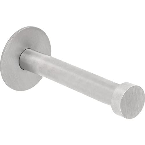 ALLES IM GRIFF Wandhaken Pirwa 1 - Kleiderhaken Wand einzeln - Garderobenhaken mit Grundplatte Tiefe 72mm, Edelstahl gebürstet ALLES IM GRIFF Wandhaken Pirwa 1 - Kleiderhaken Wand einzeln - Garderobenhaken mit Grundplatte Tiefe 72mm, Edelstahl gebürstet von ALLES IM GRIFF