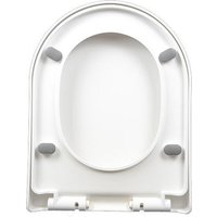 Allibert - Toilettendeckel, wc Sitz mit Absenkautomatik, Quick-Release Funktion für einfach Reinigung,Toilettendeckel, langsam absenkbarer von ALLIBERT