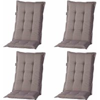 Allibert - Set 4 x Panama taupe a hoch 50 % Baumwolle, 45 % Polyester Allibert - Set 4 x Panama taupe a hoch 50 % Baumwolle, 45 % Polyester von ALLIBERT