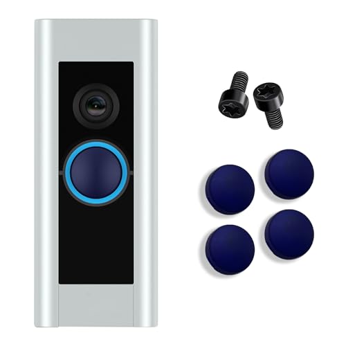 Türklingelknopf-Ersatz, Türklingel-Pro-Tasten, kommt mit 4 Knöpfen/2 Schrauben, Video-Türklingel-Tasten, kompatibel mit Doorbell Pro Doorbell Elite, Reparatur von gebrochenen Tasten von ALLICAVER