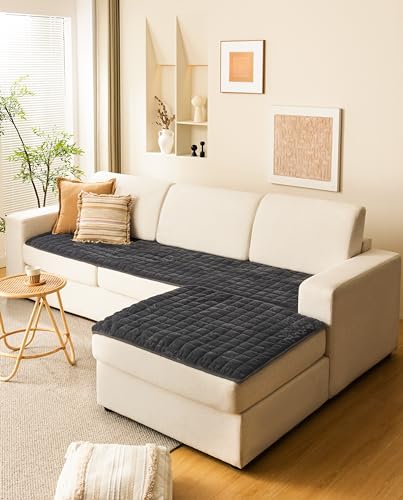 ALLISANDRO Wasserdichter Hundesofa-Bezug, rutschfeste Hundebett-Matte, Haustiersofa-Schutz für Couch-Möbel, Grau, 60 x 226 cm ALLISANDRO Wasserdichter Hundesofa-Bezug, rutschfeste Hundebett-Matte, Haustiersofa-Schutz für Couch-Möbel, Grau, 60 x 226 cm von ALLISANDRO