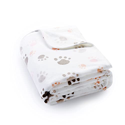 Allisandro® Super Softe Warme und Weiche Decke für Haustier Hundedecke Katzendecke Fleece-Decke/Tier Schlafdeck Überwurf für Hundebett Sofa und Couch- Gr. 80X60cm , Beige von ALLISANDRO