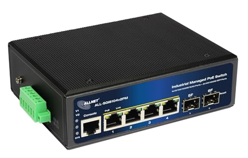 ALLNET 4 2P ALL-SGI8106PMJ POE M Industrial von AllNet