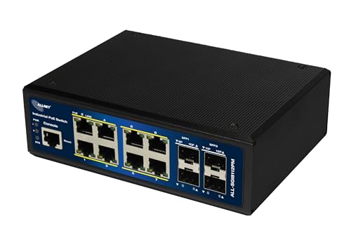 ALLNET 8 4P ALL-SGI8112PMJ POE M Industrial von AllNet