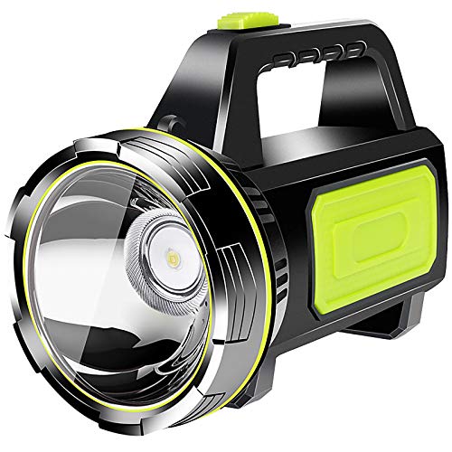 ALLOMN Taschenlampe LED Superhell, Tragbare Wiederaufladbare Handlampe Hochleistungs Taschenlampe Superhelle LED-Taschenlampe Suchscheinwerfer Wasserdichte Campinglampe Leichte Campinglaterne von ALLOMN