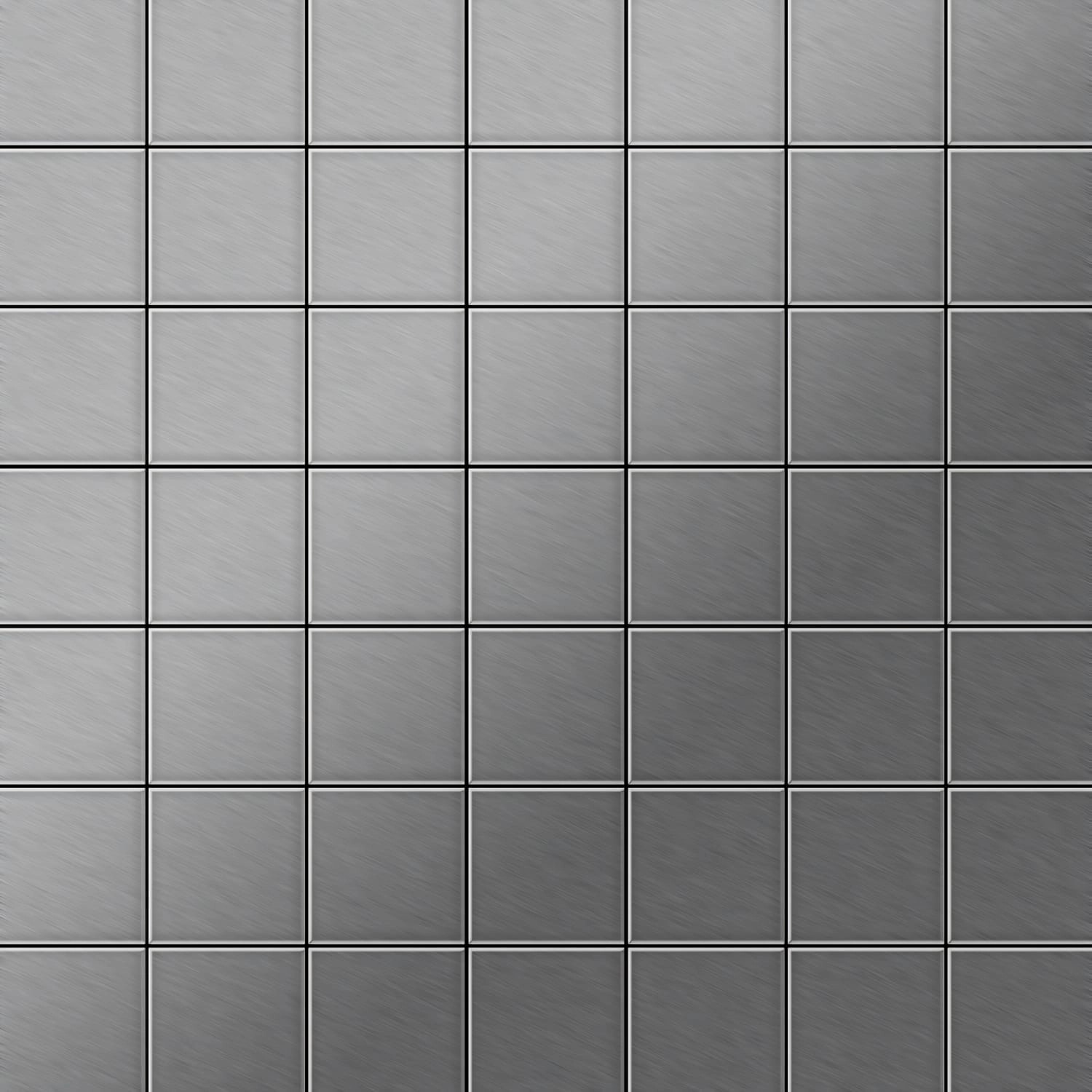 ALLOY Mosaik Fliese Massiv Metall Edelstahl Gebürstet Grau 1,6mm Stark Attica-s-s-b 1 Paket mit 10 Matten 0,85 m2 Grau ALLOY Mosaik Fliese Massiv Metall Edelstahl Gebürstet Grau 1,6mm Stark Attica-s-s-b 1 Paket mit 10 Matten 0,85 m2 Grau von ALLOY