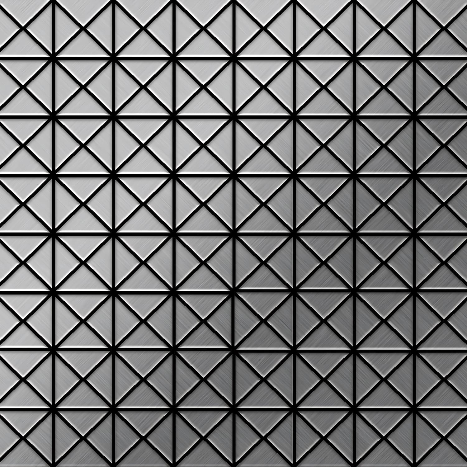 ALLOY Mosaik Fliese Massiv Metall Edelstahl Gebürstet Grau 1,6mm Stark Deco-s-s-b 1 Paket mit 10 Matten 0,92 m2 Grau ALLOY Mosaik Fliese Massiv Metall Edelstahl Gebürstet Grau 1,6mm Stark Deco-s-s-b 1 Paket mit 10 Matten 0,92 m2 Grau von ALLOY