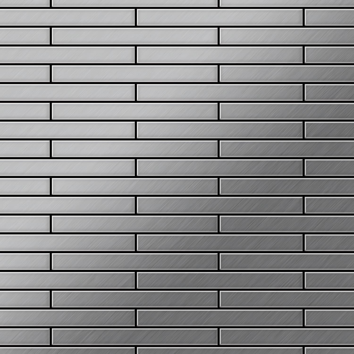 ALLOY Mosaik Fliese Massiv Metall Edelstahl Gebürstet Grau 1,6mm Stark Deedee-s-s-b 1 Paket mit 10 Matten 0,63 m2 Grau ALLOY Mosaik Fliese Massiv Metall Edelstahl Gebürstet Grau 1,6mm Stark Deedee-s-s-b 1 Paket mit 10 Matten 0,63 m2 Grau von ALLOY