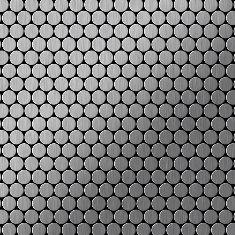 ALLOY Mosaik Fliese Massiv Metall Edelstahl Gebürstet Grau 1,6mm Stark Penny-s-s-b 1 Paket mit 10 Matten 0,88 m2 Grau ALLOY Mosaik Fliese Massiv Metall Edelstahl Gebürstet Grau 1,6mm Stark Penny-s-s-b 1 Paket mit 10 Matten 0,88 m2 Grau von ALLOY